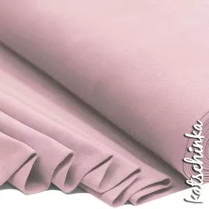 Bündchenstoff altrosa als elastische Schlauchware Meterware