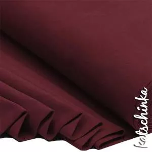 Bündchenstoff bordeaux als elastische Schlauchware Meterware