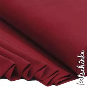 Bündchenstoff burgundy als elastische Schlauchware Meterware