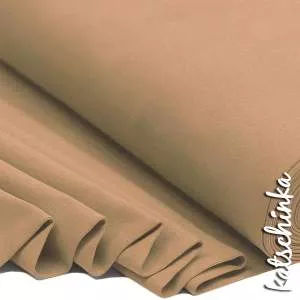 Bündchenstoff kakao als elastische Schlauchware Meterware