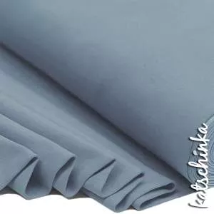 Bündchenstoff dusty blue als elastische Schlauchware Meterware