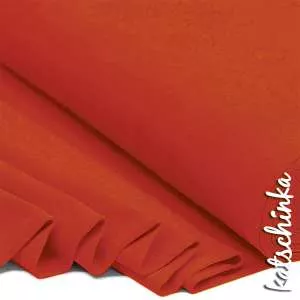 Bündchenstoff rot als elastische Schlauchware Meterware