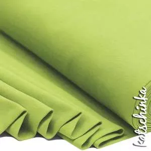 Bündchenstoff lime als elastische Schlauchware Meterware