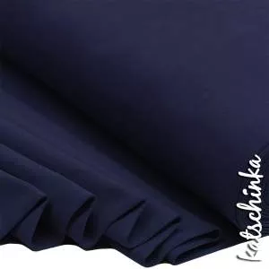 Bündchenstoff schwarz als elastische Schlauchware Meterware