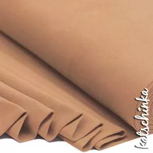 Bündchenstoff peach als elastische Schlauchware Meterware