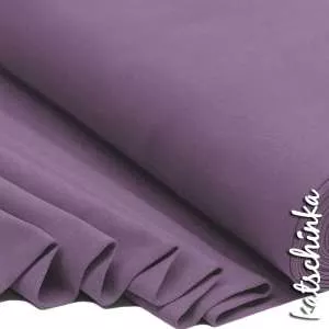 Bündchenstoff zartes lila als elastische Schlauchware Meterware