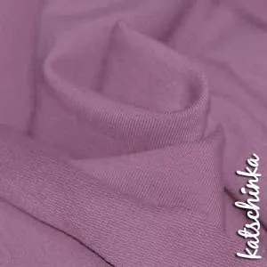 Sommersweat Stoff altflieder nude als Meterware – elastischer French Terry Sweatstoff
