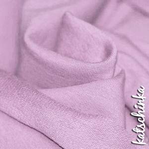 Sommersweat Stoff flieder nude als Meterware – elastischer French Terry Sweatstoff