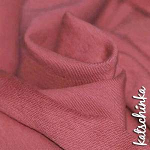 Sommersweat Stoff himbeere als Meterware – elastischer French Terry Sweatstoff