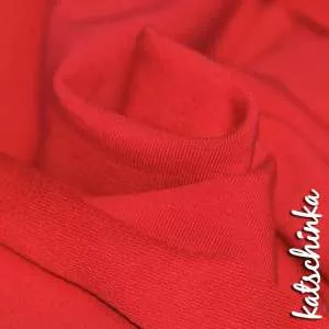 Sommersweat Stoff cognac als Meterware – elastischer French Terry Sweatstoff