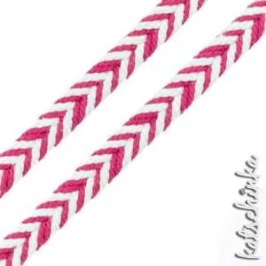 Fischgrät Baumwoll-Kordel 10 mm – Hochwertiges Hoodieband für Kleidung & Taschen