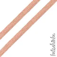 Flache Kordel meliert 20 mm beige-rosa 070
