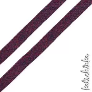 Flache Baumwoll-Kordel meliert 20 mm – Hochwertiges Hoodieband für Kleidung & Taschen