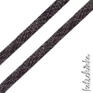 Flache Baumwoll-Kordel meliert 20 mm – Hochwertiges Hoodieband für Kleidung & Taschen
