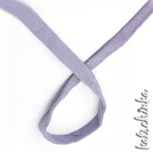 Flache Baumwoll-Kordel meliert 20 mm – Hochwertiges Hoodieband für Kleidung & Taschen