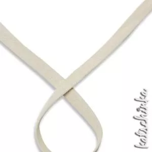 Flache Baumwoll-Kordel meliert 20 mm – Hochwertiges Hoodieband für Kleidung & Taschen