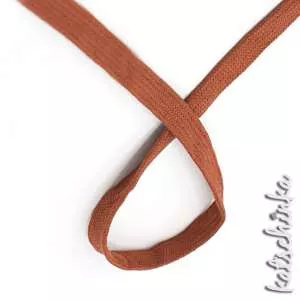 Flache Baumwoll-Kordel meliert 20 mm – Hochwertiges Hoodieband für Kleidung & Taschen
