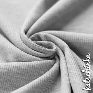Soft Rippstrick Jersey schmale Rippe | Rippenjersey | Ökotex | Gerippte Baumwolle Meterware | Stoff Kinder Babykleidung