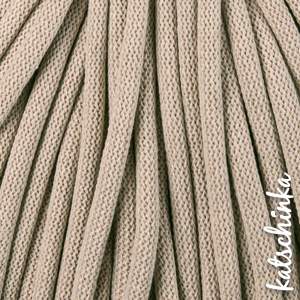 Strickschlauch beige Baumwollkordel 10mm für Hoodie