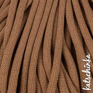 Strickschlauch caramel Baumwollkordel 10mm für Hoodie
