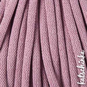Strickschlauch dustypink Baumwollkordel 10mm für Hoodie