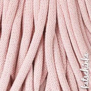 Strickschlauch pastell-pink Baumwollkordel 10mm für Hoodie