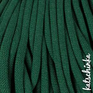 Strickschlauch pine-green Baumwollkordel 10mm für Hoodie