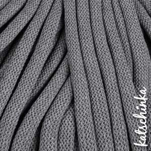 Strickschlauch stonegrey Baumwollkordel 10mm für Hoodie